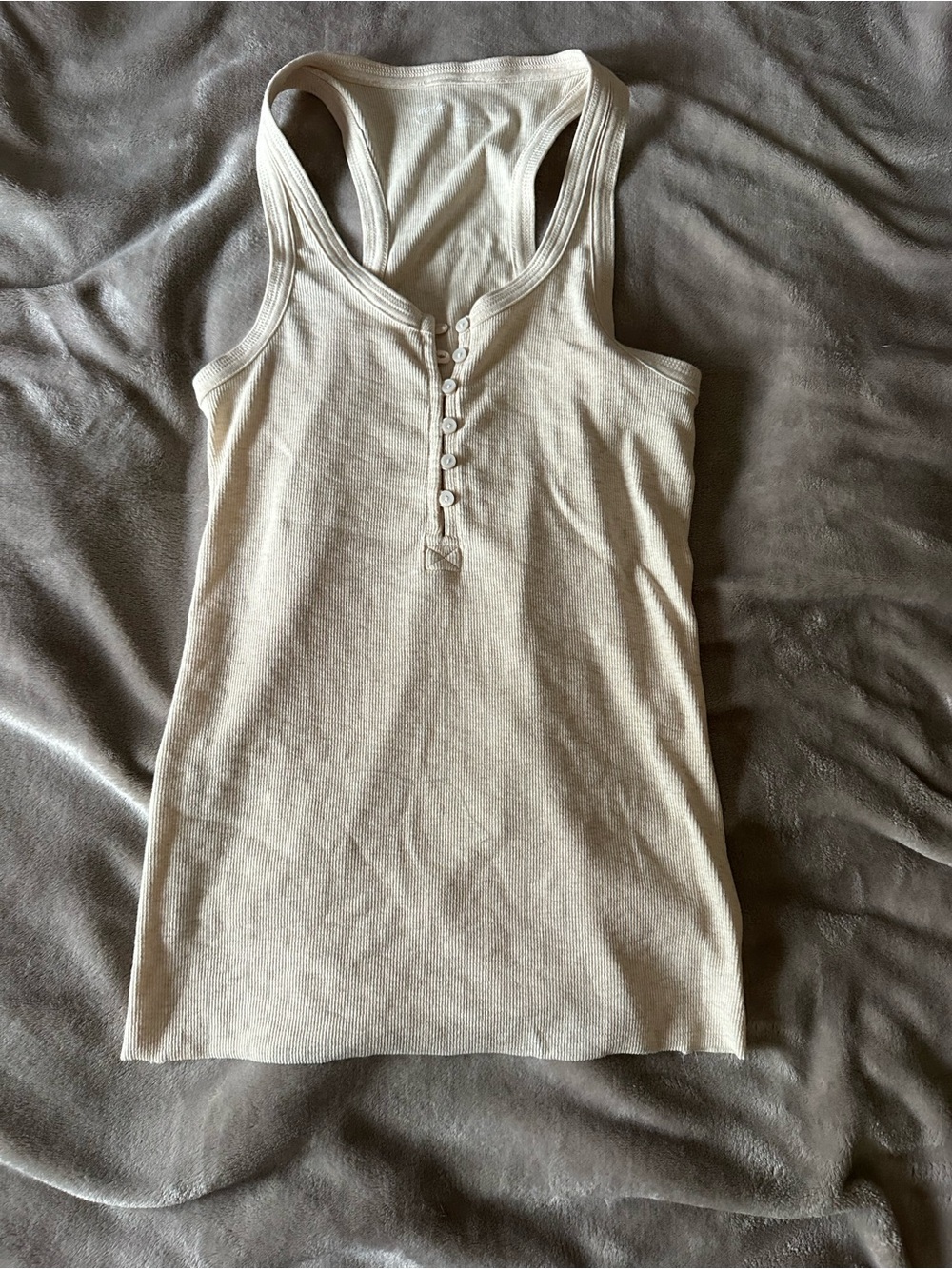 aerie button up tank top